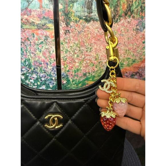 Gorgeous Handmade Designer Bag Purse Charm Keychain - Picture 3 of 5